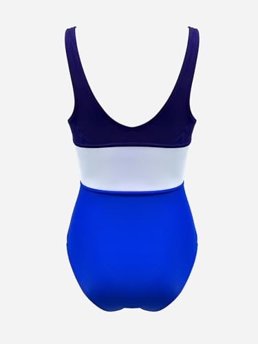 Image of CUPSHE Women's One Piece Swimsuit Color Block Keyhole Cutout Bathing Suit