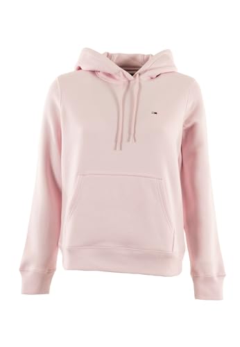 Tommy Jeans Sudadera con Capucha TJW REG S Flag DW0DW19958 para Mujer, Rosa (Rosa Claro), Talla M, Rosa (Light Pink), M