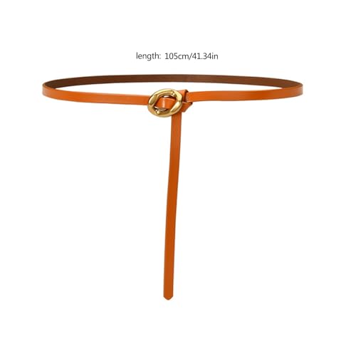 Popular Leather Belt Women Decorative Belt For Dresses Eye Catching Selftied Belt Elegant Skinny Belt For Various Suit4