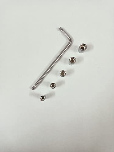 Image of 1 /4 inch L - Handle with 8, 9, 10, 11 12mm Hex Sockets (Combo 6)