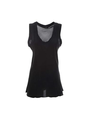 Top femme noir Fracomina pour affiner la silhouette Fs23st2012w42201