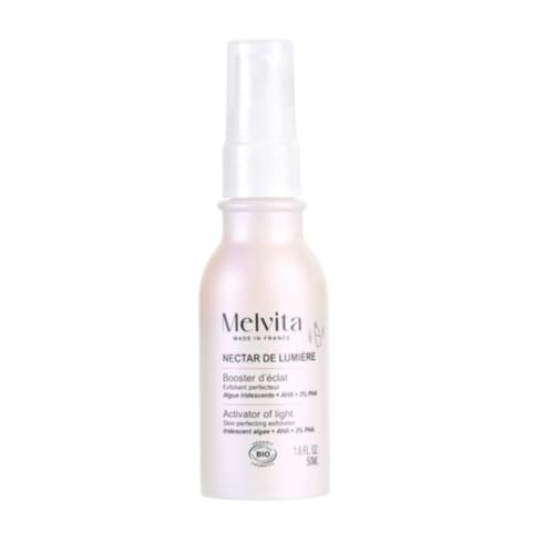 Melvita - Crema Perfeccionadora de Luminosidad Bio Nectar de Lumière Refill - Recarga Ecológica - Hidratación & Corrección de Manchas - Alga Iridiscente & PHA - Tez Uniforme y Radiante - 50 ml