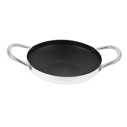 OKUMEYR Home Cooking Pan Aluminum Paella Pan Double Handle Rapid Heat Transfer Safe Cooking