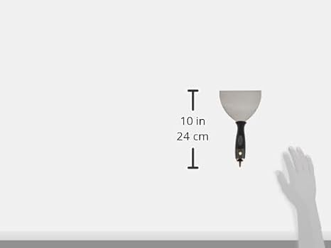 Wolfcraft Professional Taping Knife I 4047000 I for Filling Transitions in plasterboard Walls