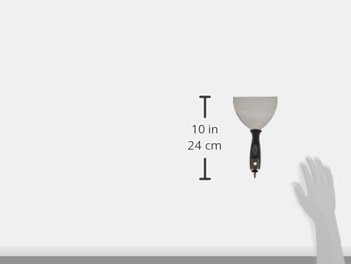 wolfcraft 4047000 Profi-Breitspachtel I Zum Verspachteln von Übergängen in Gipskartonwänden