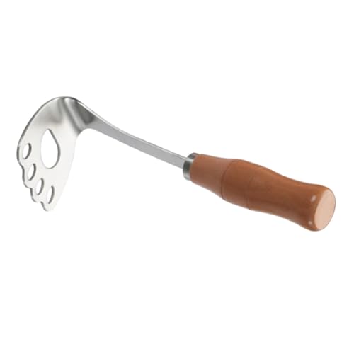 LIFKOME Triturador de Patatas Manual Inoxidable Machacador Multifuncional para Cómodo Limpiar