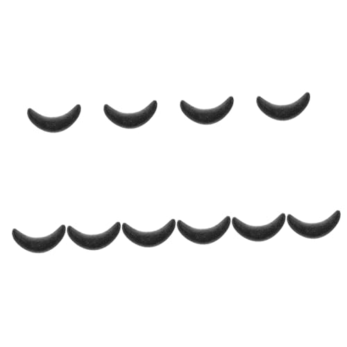 Coussin repose-nuque en caoutchouc pour évier de salon de coiffure, lot de 10 pièces noir
