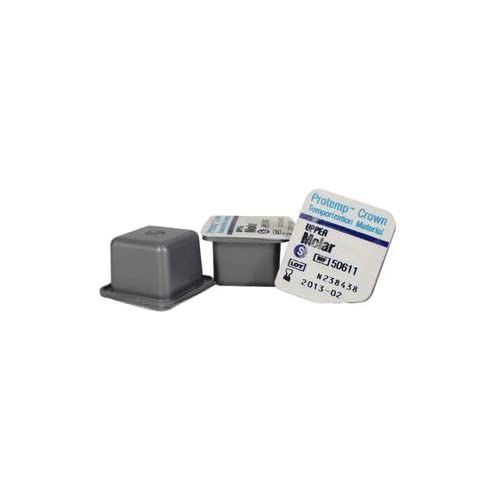3M ESPE 3M-50611 ProTemp Crown Temporization Material, Upper Molar (Pack of 5)