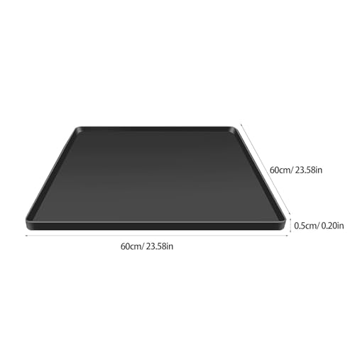Alfombrilla de silicona para mini nevera y mini congelador con borde 2