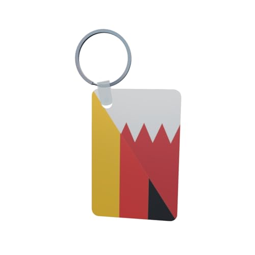 U24 Porte-clés Bahreïn Allemagne en aluminium 50 x 47 mm