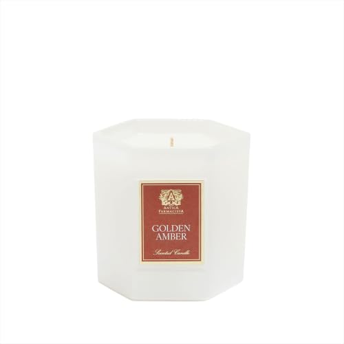 Antica Farmacista Luxury Scent Candle - Decorative Home Candle - Long-Lasting & Premium Scented - Luxury Gift - Golden Amber, 9 oz