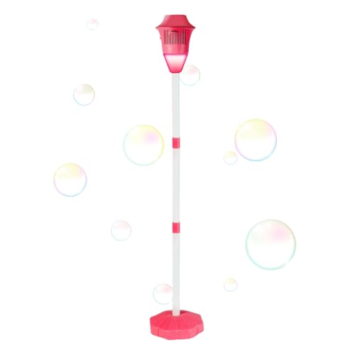 Máquina automática para hacer burbujas - Antorcha para hacer burbujas con luz | Altura del juguete para hacer burbujas | Máquina de burbujas de pie | Fabricante automático de burbujas con luz | Family