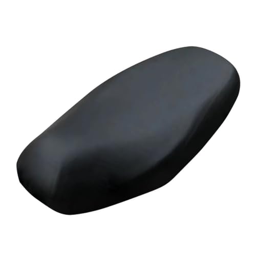 Funda Asiento Moto Impermeable y Universal, Funda para Asiento Moto con Protección Solar y contra la Lluvia, Piel elástica, protección Solar y contra la Lluvia, Antideslizante, 58x77 cm, Negro