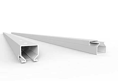 SCOS Smartcosat AVC-166 - Canaleta para cables (8 x 100 cm, 12 x 12 mm), color blanco Cover