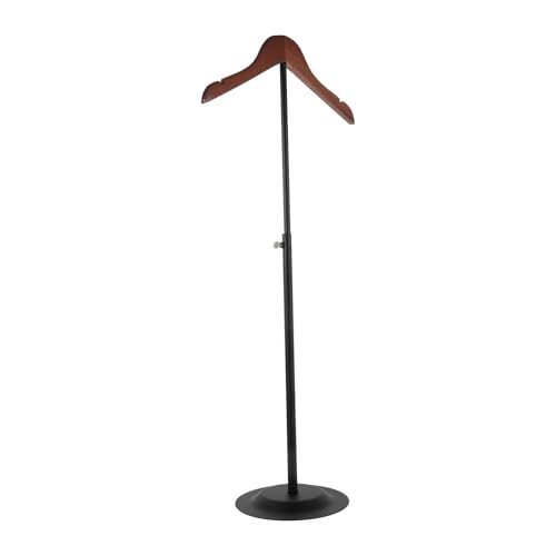 SILENRADAWN Expositor de Camisetas Ajustable Base Negra 1,2 Cm Redonda, Perchero Compacto para Exhibición de Ropa en Tienda, Soporte Resistente para Colgar Camisetas y Prendas Variadas