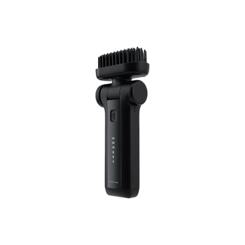 Green Lion Ultra Beard Pro Cordless Beard Straightener Brush for Men Portable Electric Heated Styling Comb with 180 Rotating Head 3-Level Temperature Control Type-C Rechargeable - Black