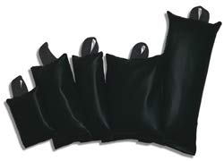 X-Ray Positioning Sandbags (Set of 3) - Femoral/Angio Bundle) - Black or Blue Vinyl, Standard Loop Handle, USA Made