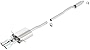 Borla (140517) 2.25' Diameter Dual Round S-Type Cat-Back Exhaust System for MINI Cooper S/Roadster S