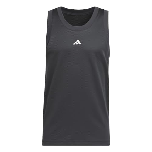 Adidas débardeur homme sport gris anthracite taille S coton léger