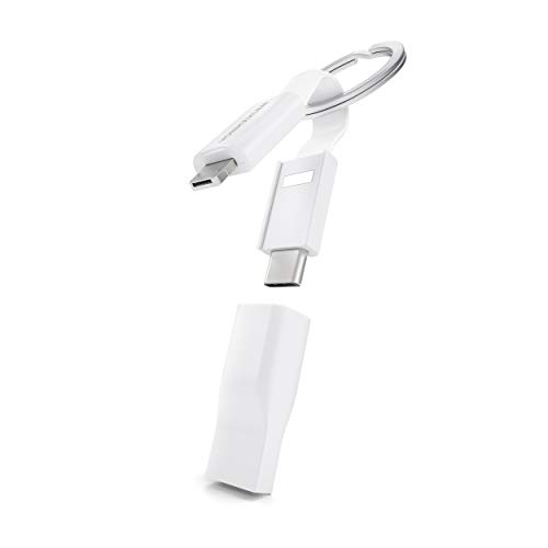 High Five – 5in1 Multi Ladekabel als Schlüsselanhänger – Innovatives USB-C, Micro-USB Ladekabel - Kompatibel mit iPhone, Samsung, Huawei