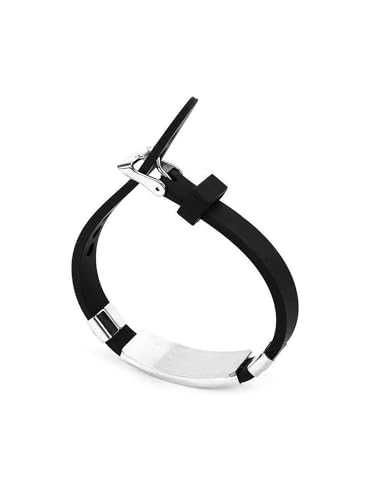 Yellow Chimes Bracelets for Girls and Boys BTS Bracelet for Girls & Boys Silver Toned BTS Band Exquisite Signature BTS Bracelets | Stainless Steel Silicon Wristband Bracelet