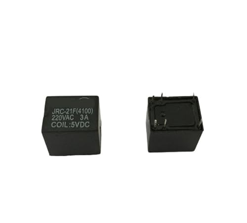 Relé 5V de 6 pines miniatura JRC-21F 4100 para automatización de circuitos impresos pack de 20