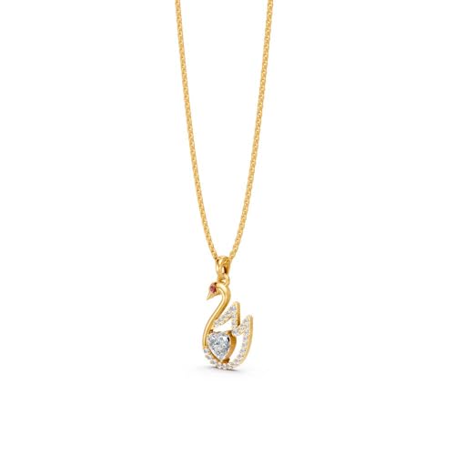 Image of Miss Highness 925 Pure Silver Pendant for Women & Girls | Daily Wear | Silver Jewellery With Authenticity Certificate | Gift for Girlfriend Wife | With Chain Pendant