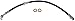 Dorman H622710 Rear Passenger Side Brake Hydraulic Hose Compatible with Select Acura Models