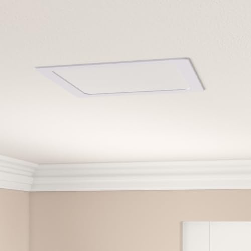 Image of D'Mak Aluminium 18 Watts Square Led Surface Panel Light For Indoor Lighting - Cool White, Pack Of 10
