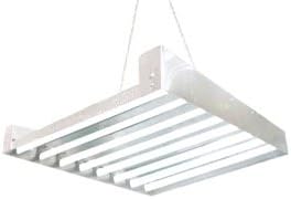 T5 HO Grow Light - 2 FT 8 Lamps - DL8208 Fluorescent Hydroponic Indoor Fixture Bloom Veg Daisy Chain with Bulbs