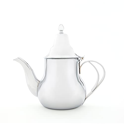 Casablanca Market Moroccan Teapot, Large, Silver