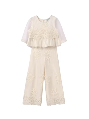 Conjunto de pantalón de tul jacquard para niña ideal para bodas