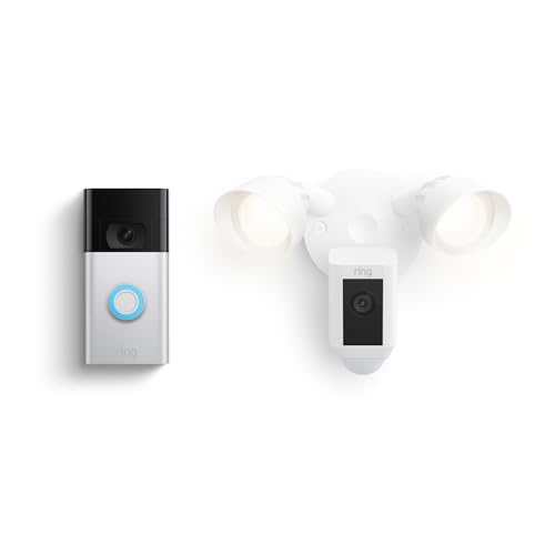 Amazon Ring Cam & Security Cam w/ Flood Light