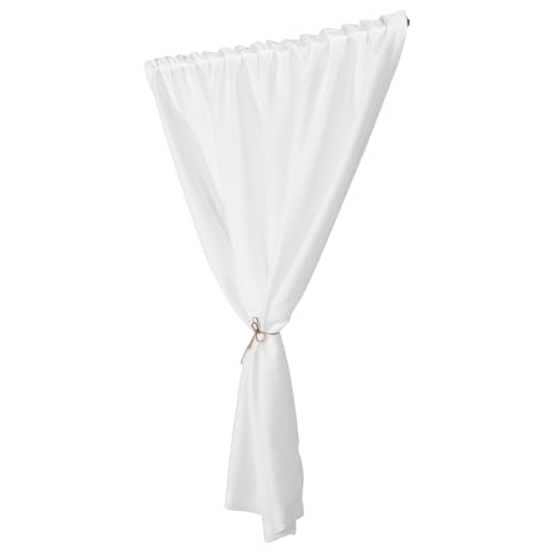 BESTYASH Cortina de Poliéster para Ventana Filtro de Luz y Fácil Instalación, Adecuada para Cocina y Habitación de Invitados, Estilo Elegante y Sencillo