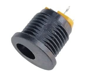 Image of 50 Pcs 12V 3A 5.5 x 2.1mm Plastic Female Socket Female Jack Screw Nut Panel Mount Connector DC Pin Female Socket or Multipule Application