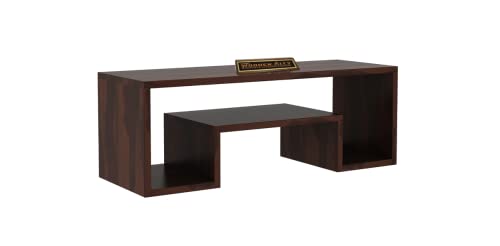 Image of THE WOODEN CITY Solid Sheesham Wood TV & Entertainment Unit for Living Room & Hotel Room and Office Furniture (Wood Finish 8)