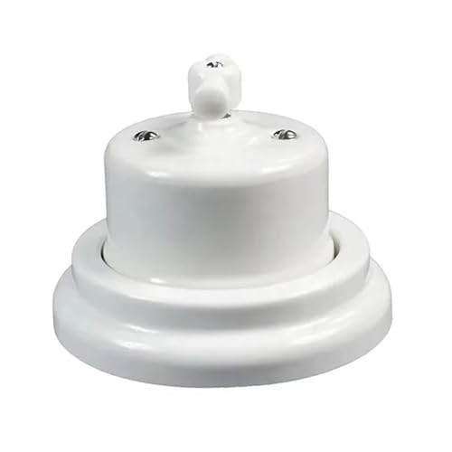 Bouton de commande céramique noire pour rénovation authentique