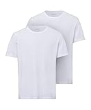 Schlichtes Design BRAX Herren Style Tim Doppelpack T-Shirt, White, S