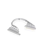 Amazon | Thermaltake PCI-E 4.0 Dual 90 Degree Riser Cable 400mm