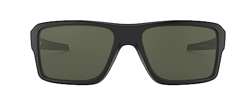 Image of Oakley Double Edge Sunglasses Matte Black with Dark Grey Lens 66mm