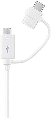 Samsung Original Combo Charge and Sync USB-C/Micro USB Cable - White