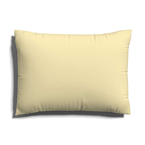 schlafgut Easy Jersey Kissenbezug 70x90 cm 100% Baumwolle, Yellow Mid – Ansicht 2