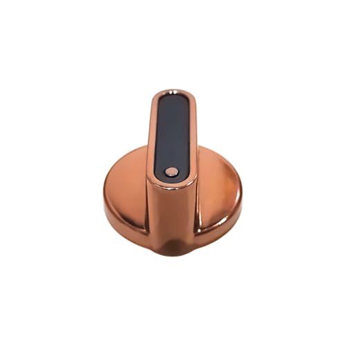 Image of Gas Stove Knobs Set, Manual Ignition Buttons, Compatible with All Gas Chulhas (1, Metal Golden)
