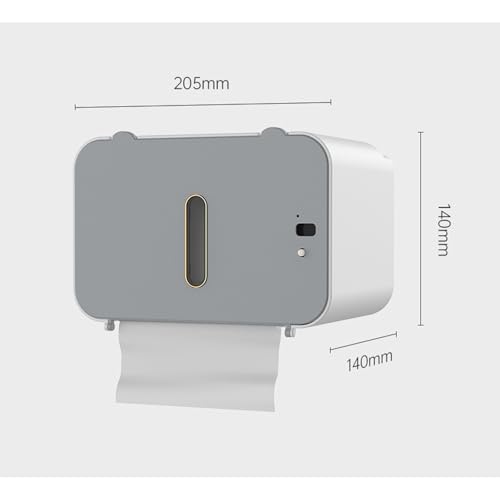 Dispensador automático de toallas de papel sin contacto con sensor y carga USB para baño y cocina