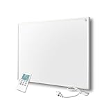 Byecold Infrarotheizung mit Thermostat 580 Watt, Infrarot wandmontage Elektroheizung Energiesparende, Heizpaneel Elektrisch mit Energiesparend Überhitzungsschutz