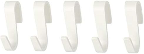 Ikea Sunnersta Kitchen Space Saver, Rail With 5 Hooks and 2 Containers, White