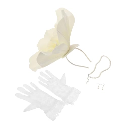 Fascinateur floral pour mariée avec perles et dentelle