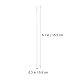 Hemobllo Probe Sammlung Tupfer- Sterile Nasopharynxkarzinom Tupfer Oral Tupfer Sicher Beflockung Tupfer Einweg Nasale Tupfer für Probenahme 20PCS