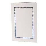  Grifo imagen carpeta marco de fotos, impresión de pantalla plana, acabado lino, para un 8 x 10 \