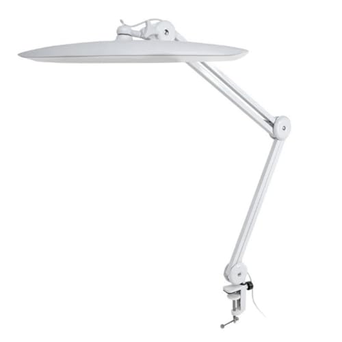 Cvoepobey Lámpara LED con Abrazadera, 117 Piezas, SMD, 4 Niveles de Brillo, Luz de Trabajo para Técnicos de Uñas en Casa y Oficina, Enchufe Europeo